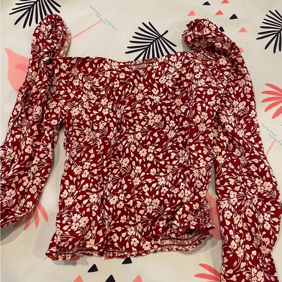 NWOT Reformation Reign Top  Flower Girl - Picture 5 of 6